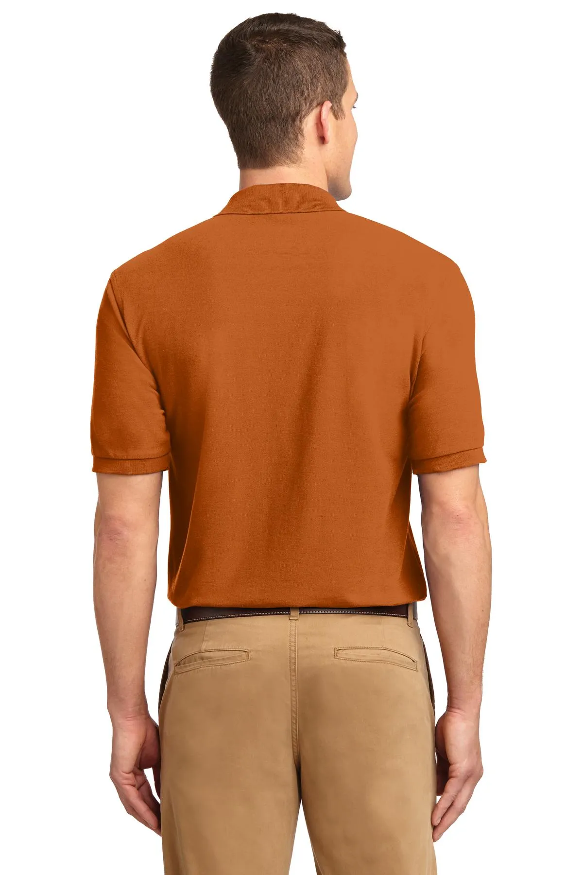 Port Authority Silk Touch Polo K500 Texas Orange