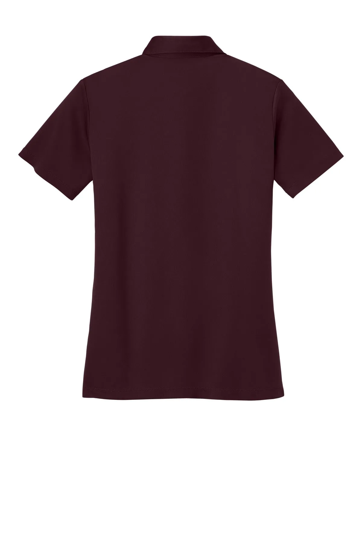 Port Authority Women's Silk Touch Performance Polo. L540 Maroon