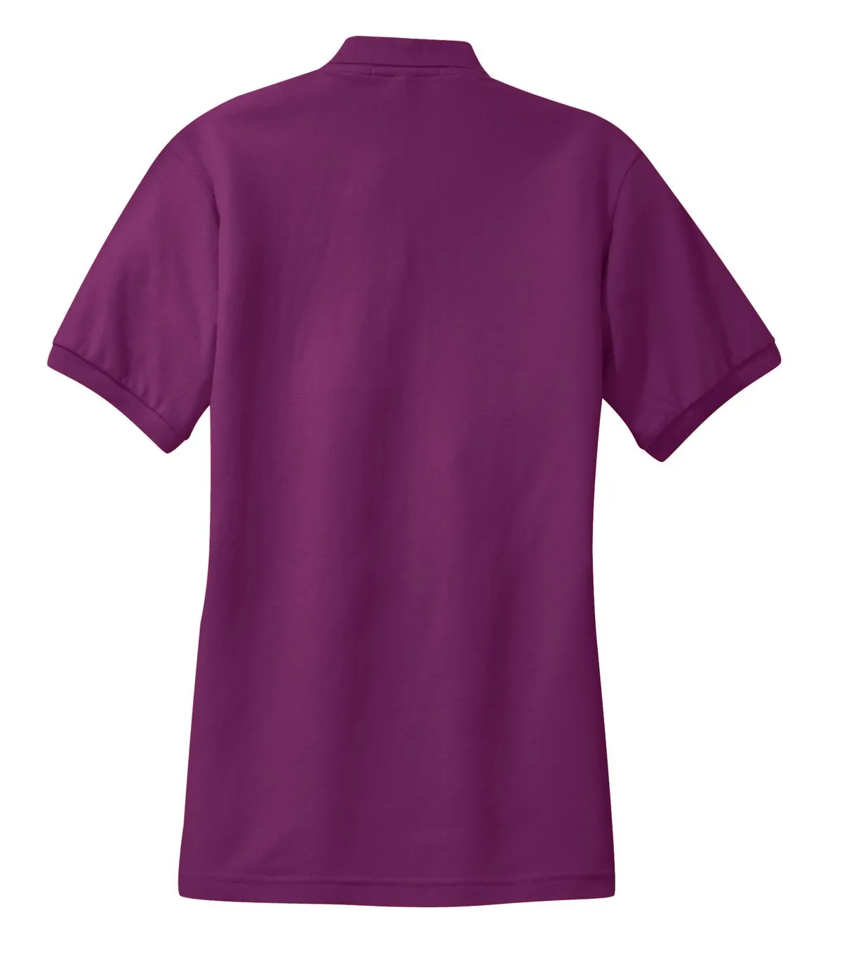 Port Authority Women's Silk Touch Polo.  L500 Deep Berry