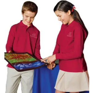 Port Authority Youth Silk Touch Long Sleeve Polo