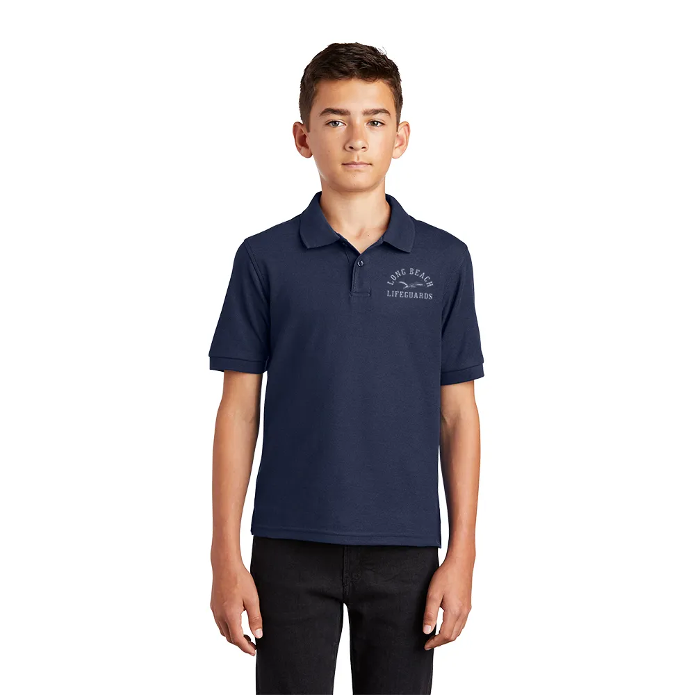 Port Authority Youth Silk Touch Polo, Full Color