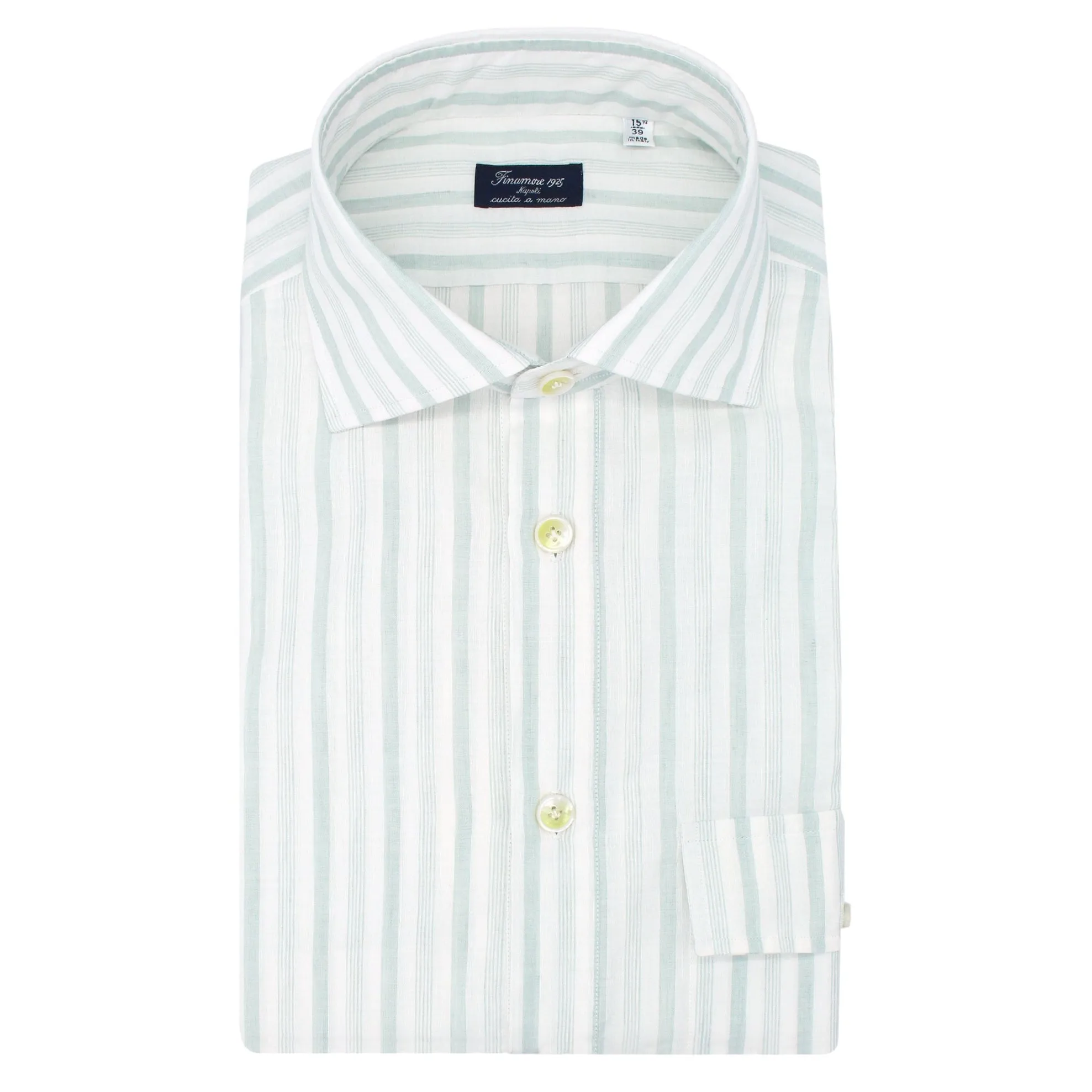 PORTO classic polo shirt in cotton, linen, silk. Carlo Riva fabric