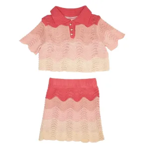 Portofino Crochet Top And Skirt Set