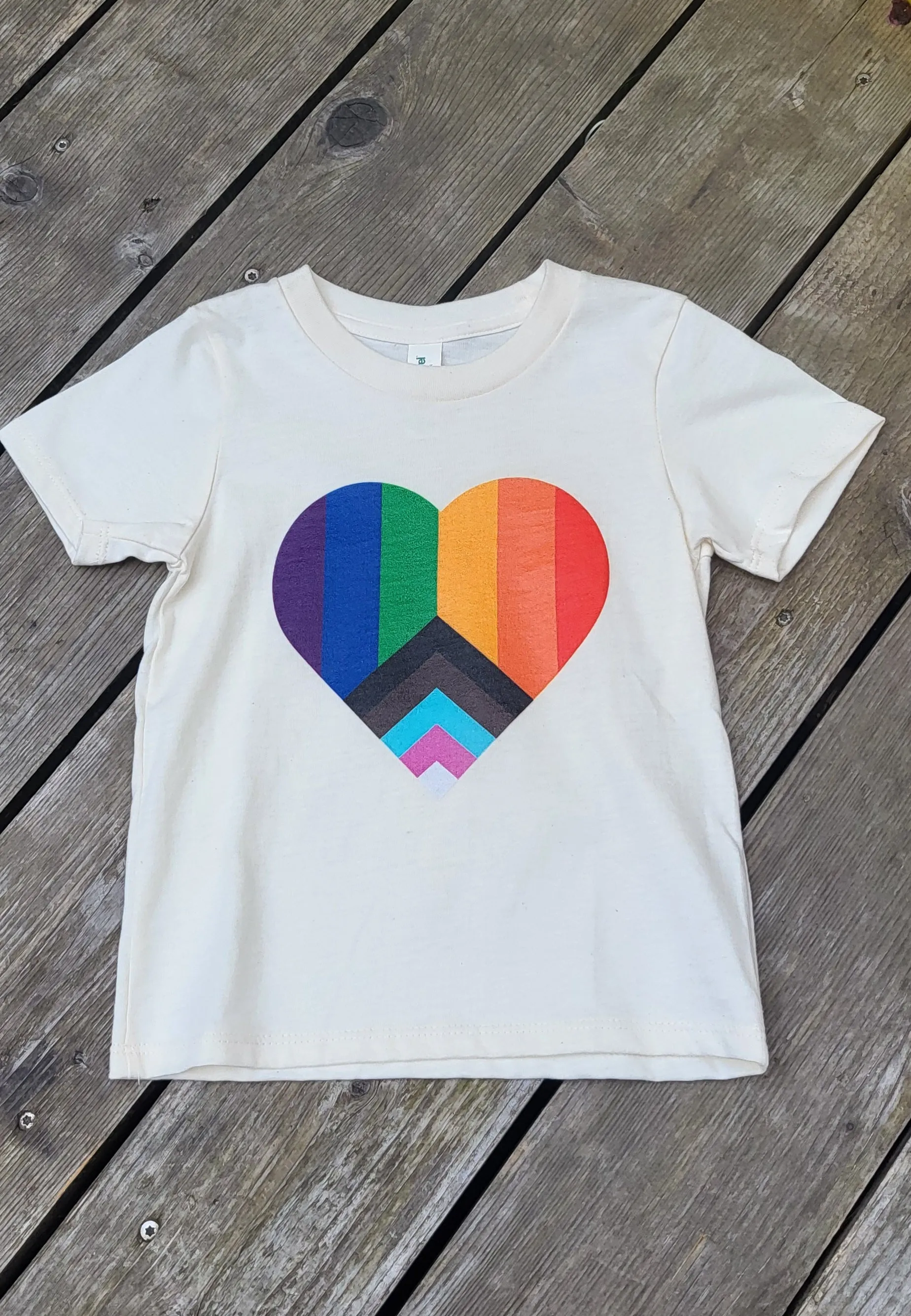 Pride Heart Short Sleeve Toddler Tee