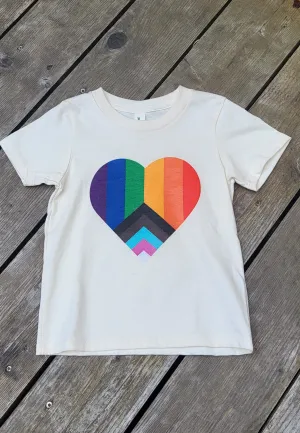 Pride Heart Short Sleeve Toddler Tee