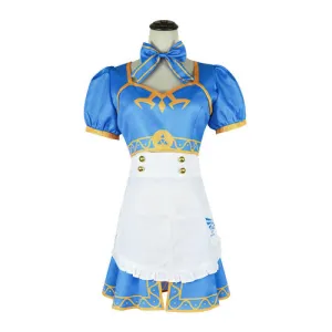 Princess Zelda Maid Dress Cosplay Costume