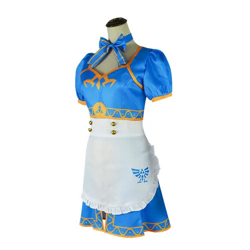 Princess Zelda Maid Dress Cosplay Costume