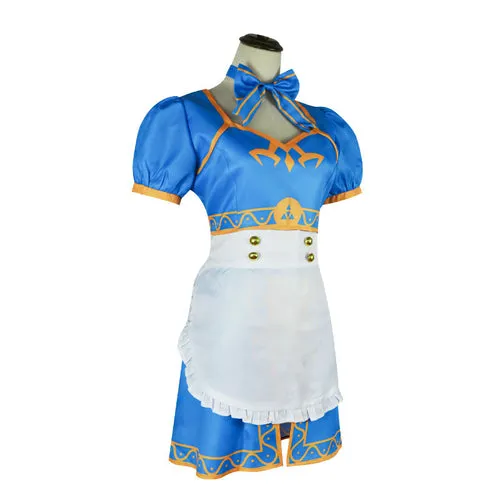 Princess Zelda Maid Dress Cosplay Costume