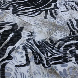 Printed FDY Foil Fabric 150cm