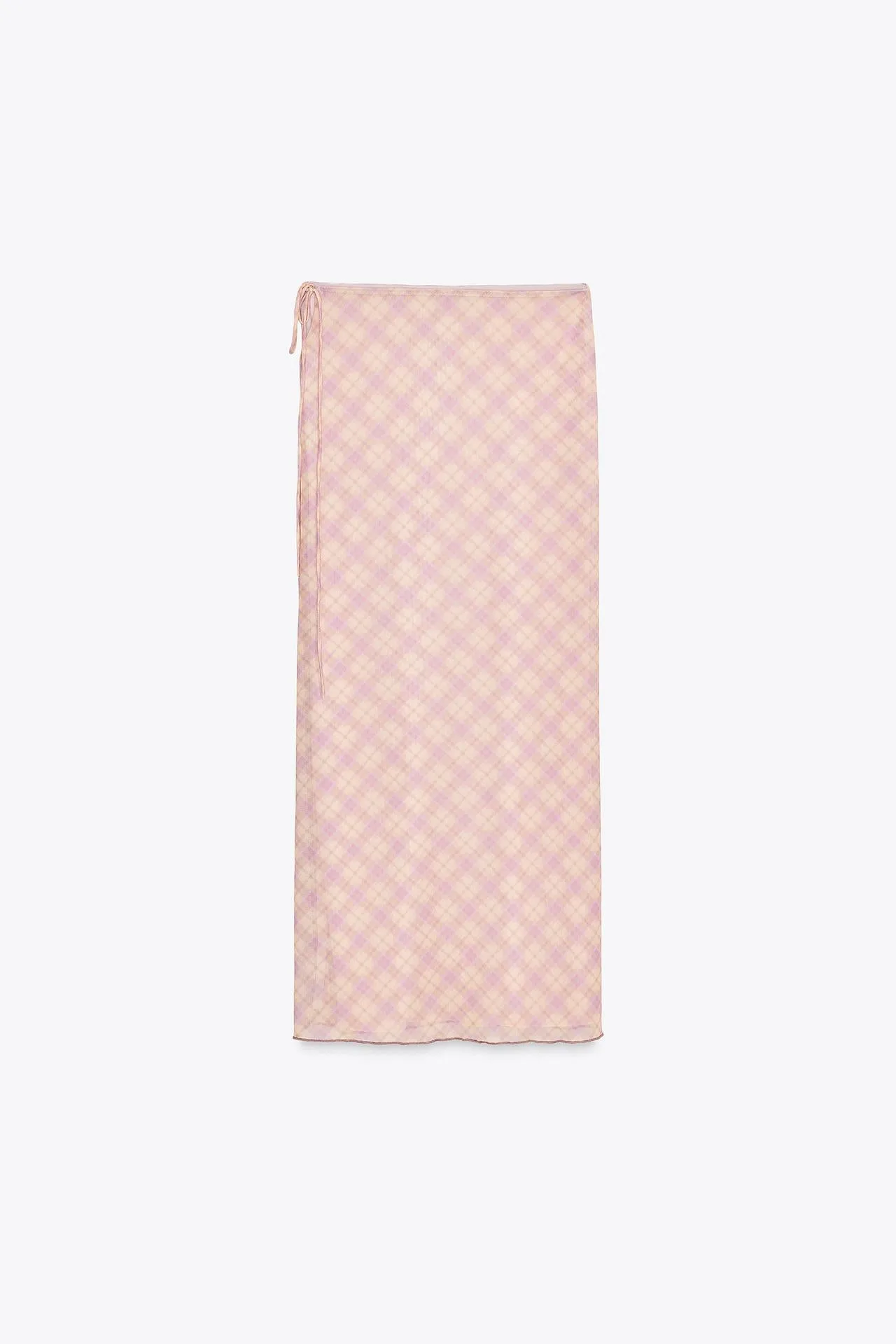 Printed tulle skirt