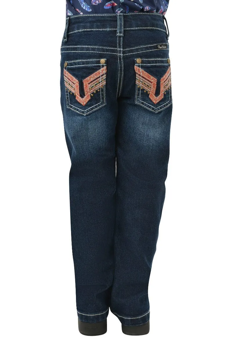 Pure Western Jeans Girls Aztec Boot Cut