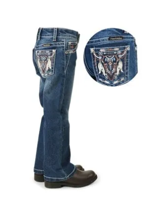 Pure Western Jeans Girls Bettina Boot Cut Old Indigo