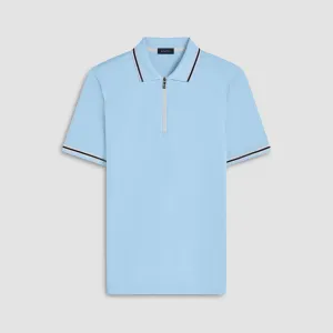 Quarter Zip Polo Shirt