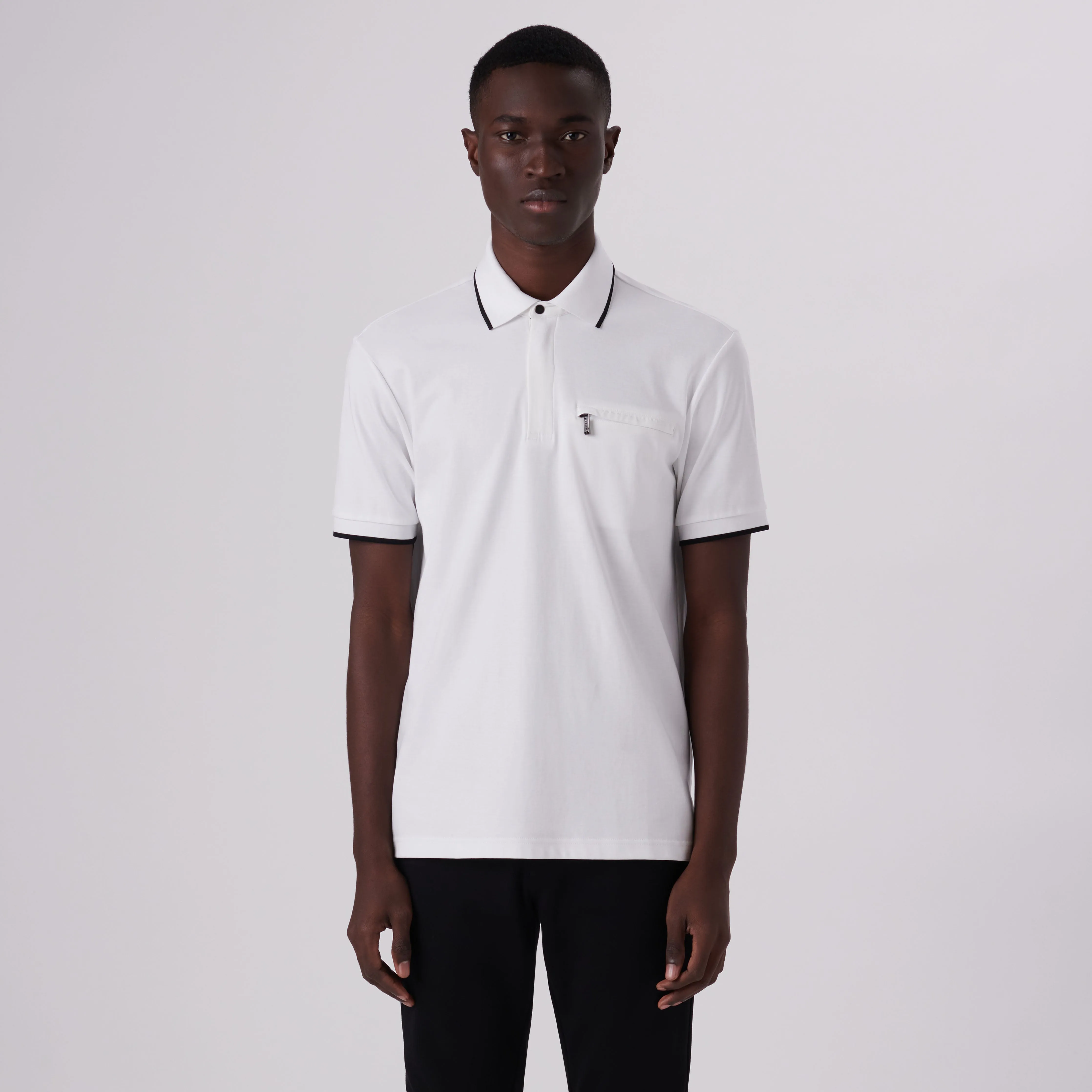 Quarter Zip Polo Shirt
