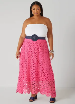 Raffia Stretch Belt