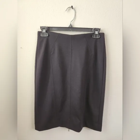 Rebecca Taylor Women's Pencil Skirt Full Zip Black Size 0