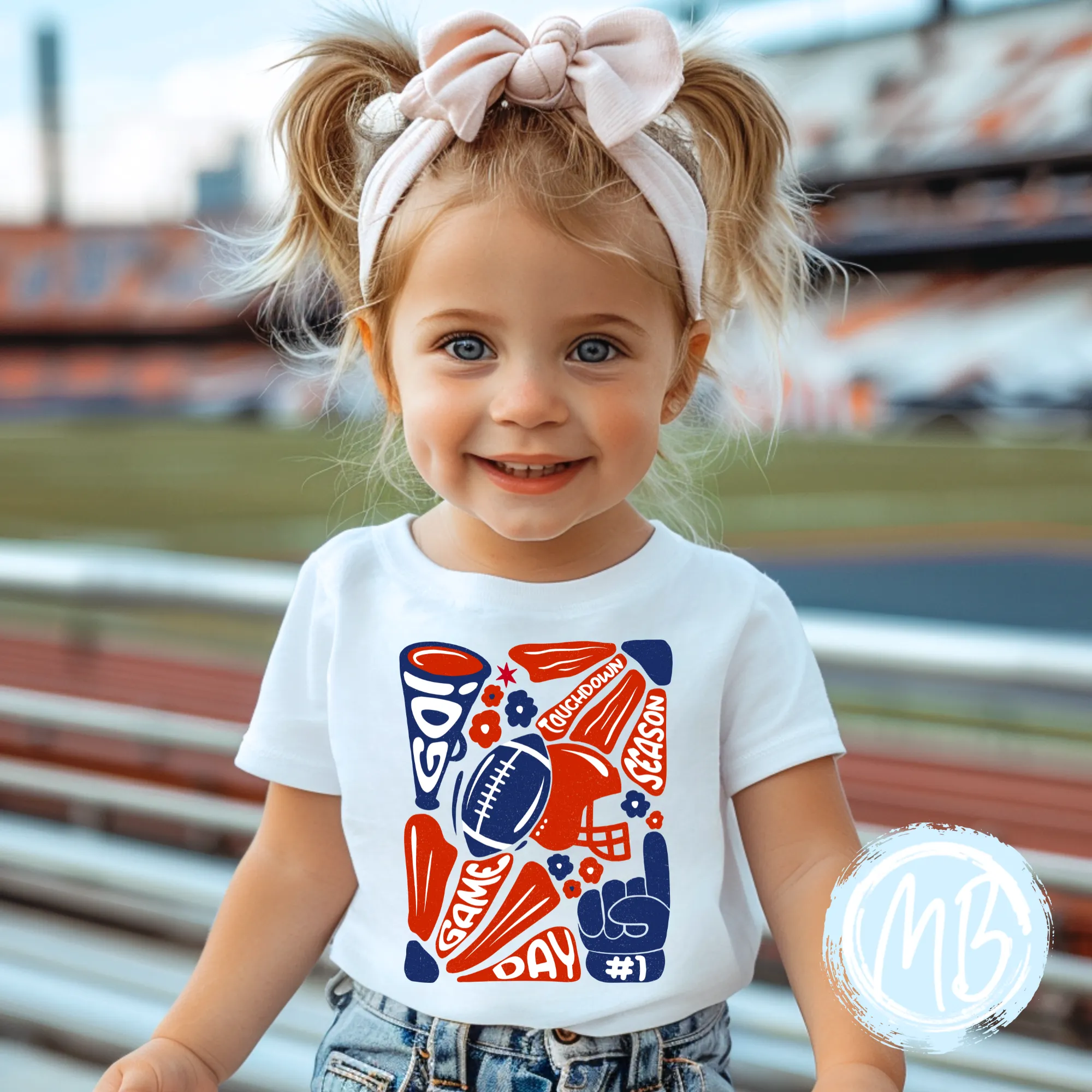 Red & Blue Gameday Tee