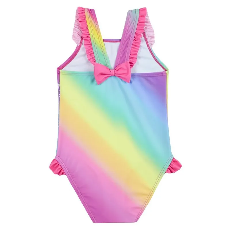 Red Melon Girls Swimsuit Rainbow Dolphin (2-6yrs)