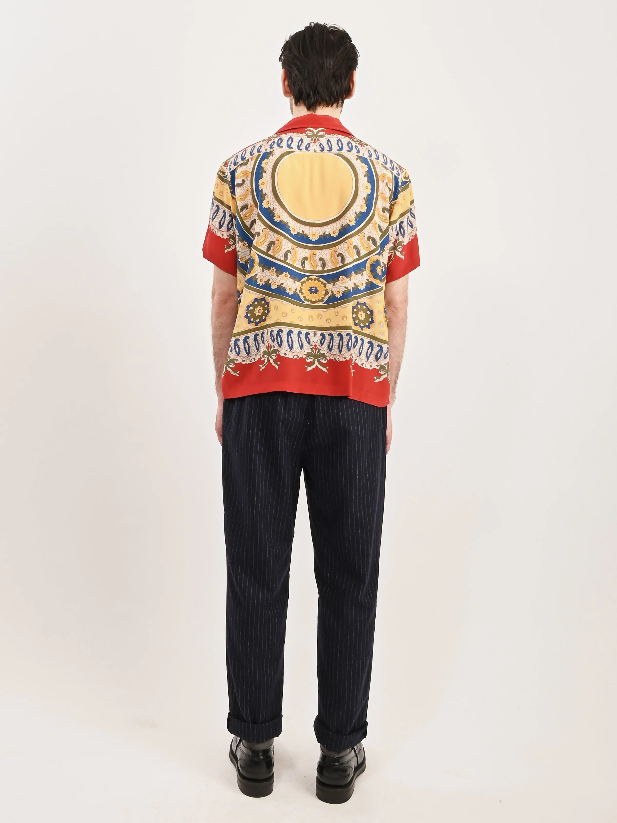 Red/Multi Bricolage S/S Shirt