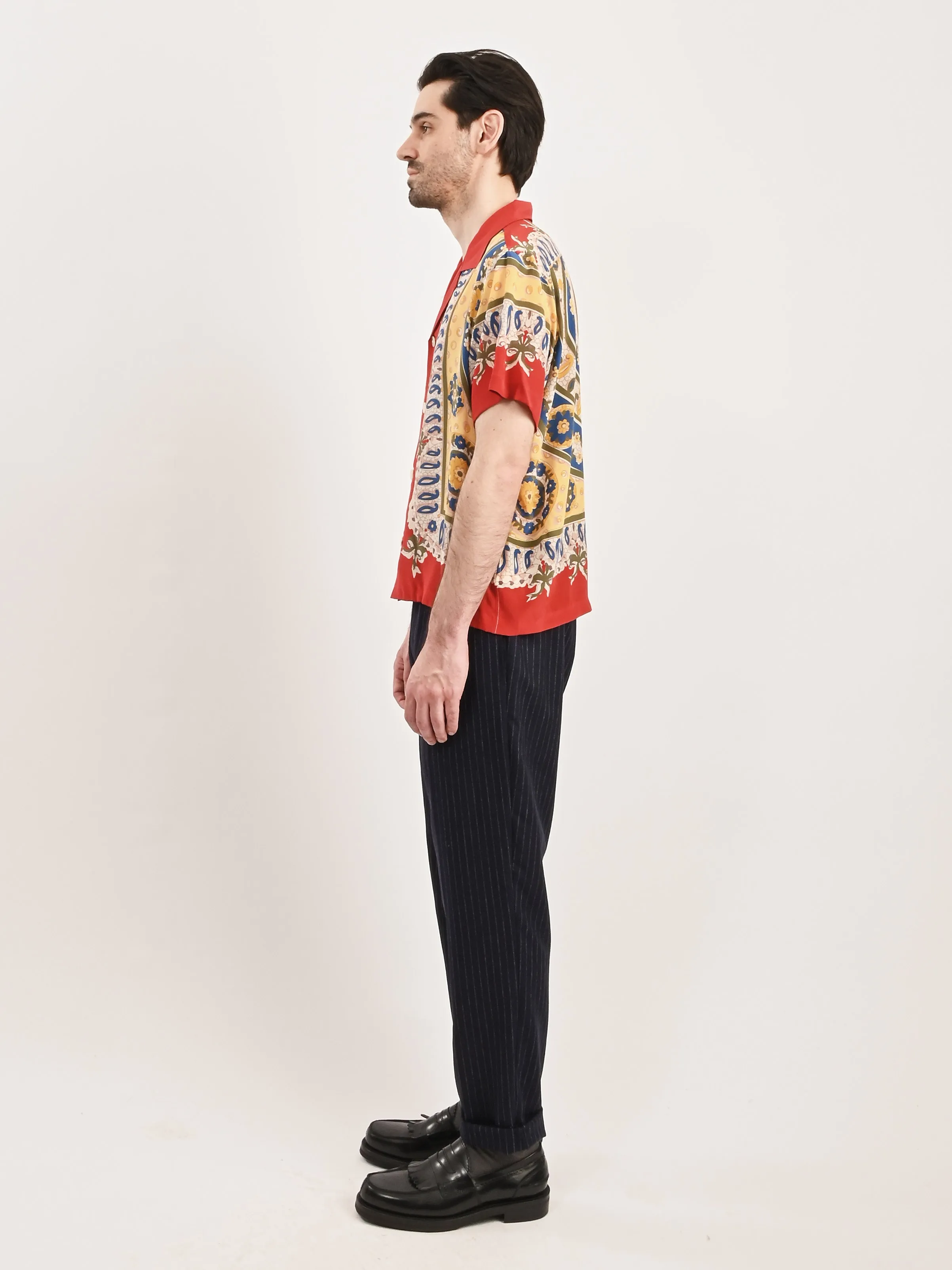 Red/Multi Bricolage S/S Shirt