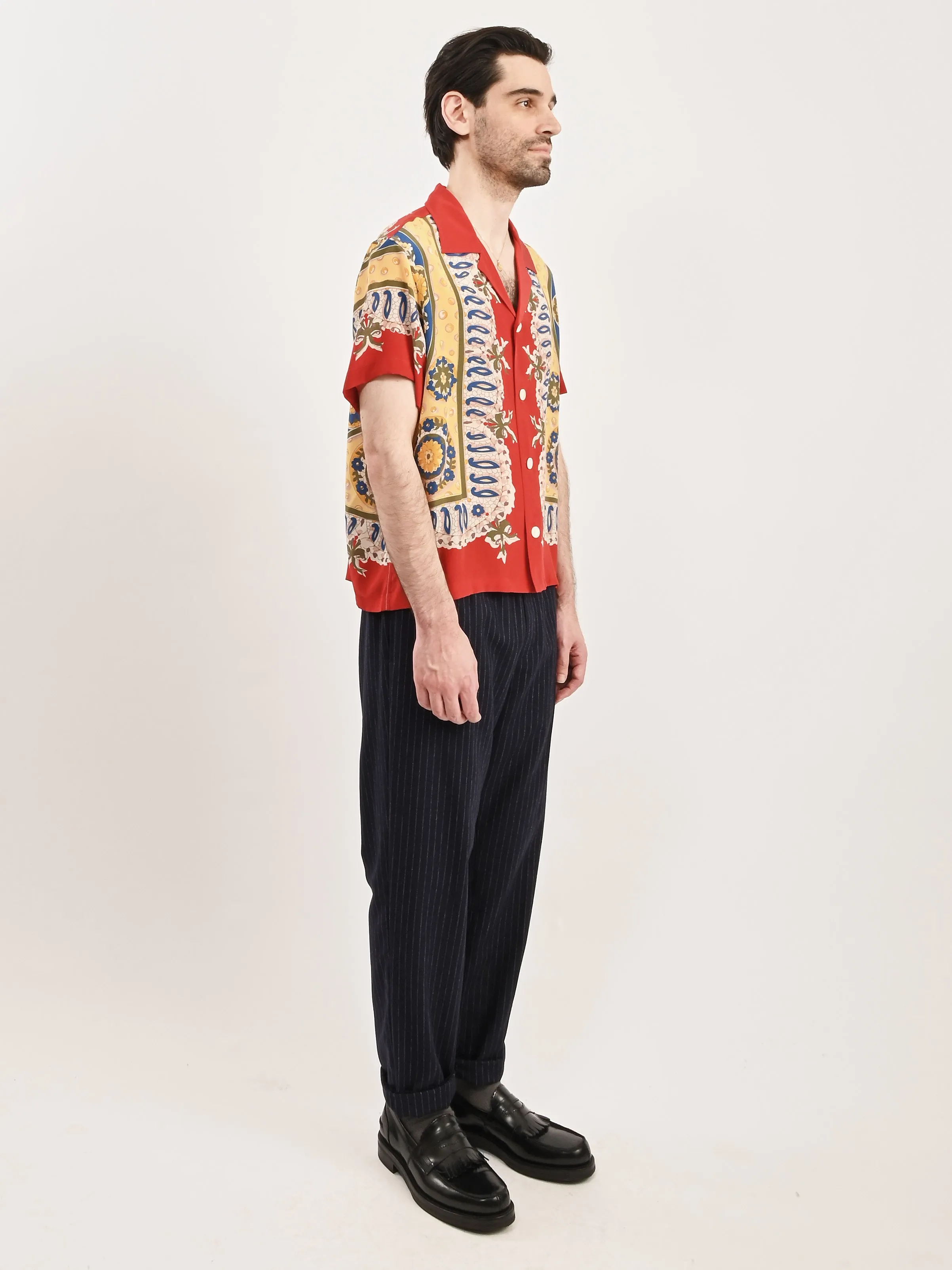 Red/Multi Bricolage S/S Shirt