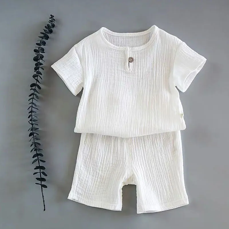 Retro Cotton Kids Clothing Set