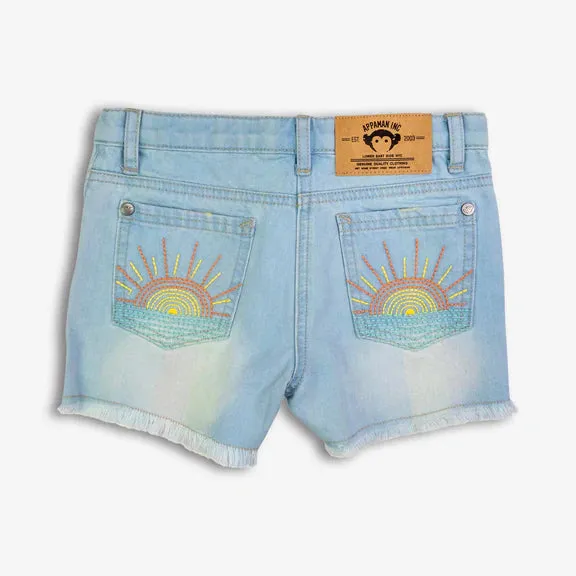 Rhodes Shorts - Light Blue Denim