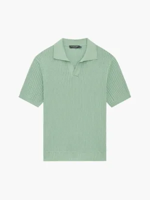 RINO CHAIN STITCH KNIT POLO
