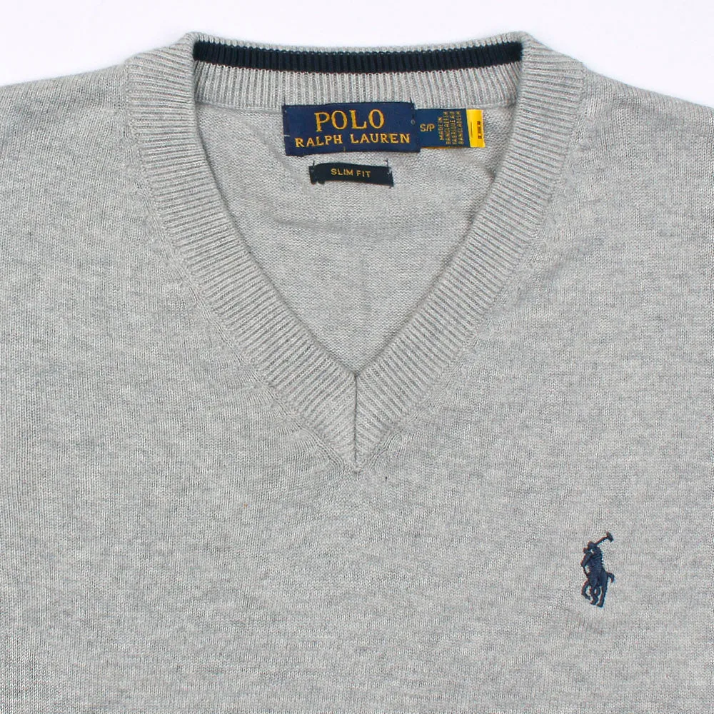 RL Grey Sleeveless Sweater