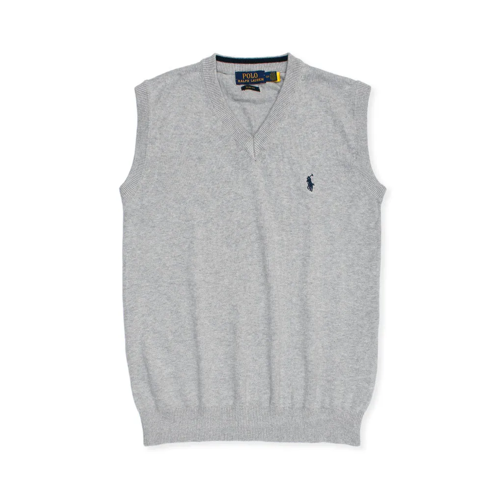 RL Grey Sleeveless Sweater