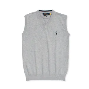 RL Grey Sleeveless Sweater