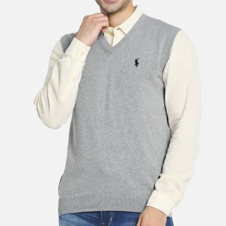 RL Grey Sleeveless Sweater