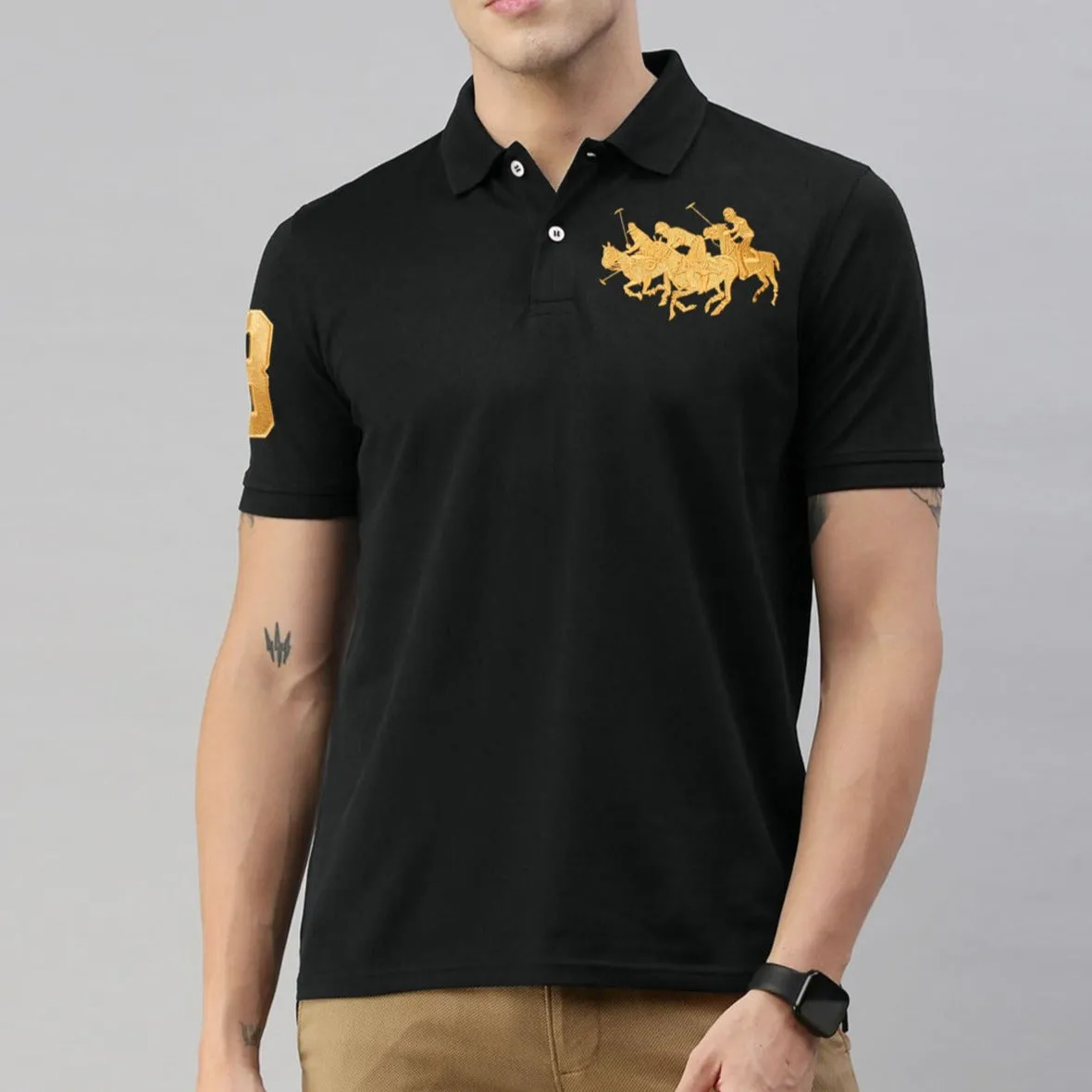 RL TRIPLE PONY PREMIUM POLO SHIRT