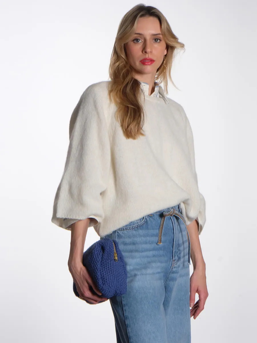 Robin Knitted Top - Off White