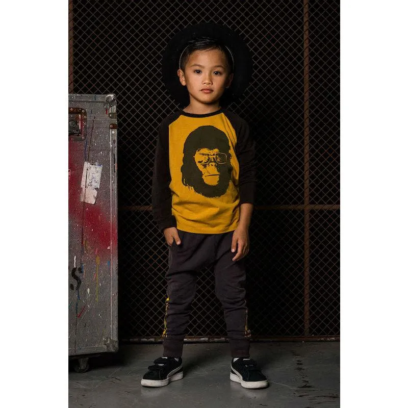 ROCK YOUR KID Boy's Charcoal Karma to Burn Track Pants $70 NWT