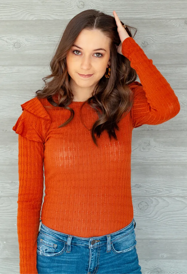 Roma Ruffle Sleeve Top