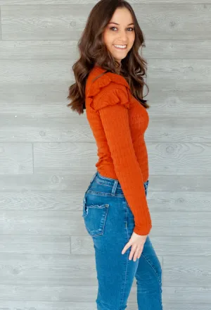 Roma Ruffle Sleeve Top