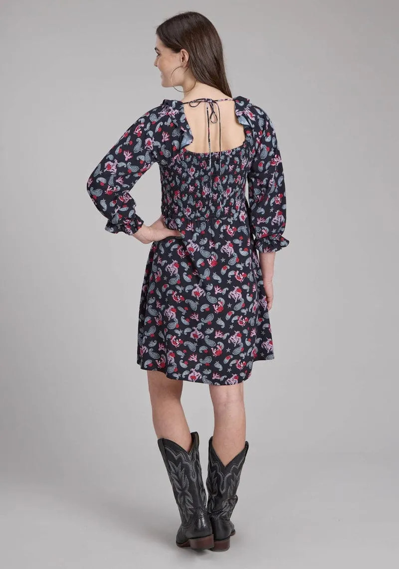Roper Dress Womens Five Star Collection Print