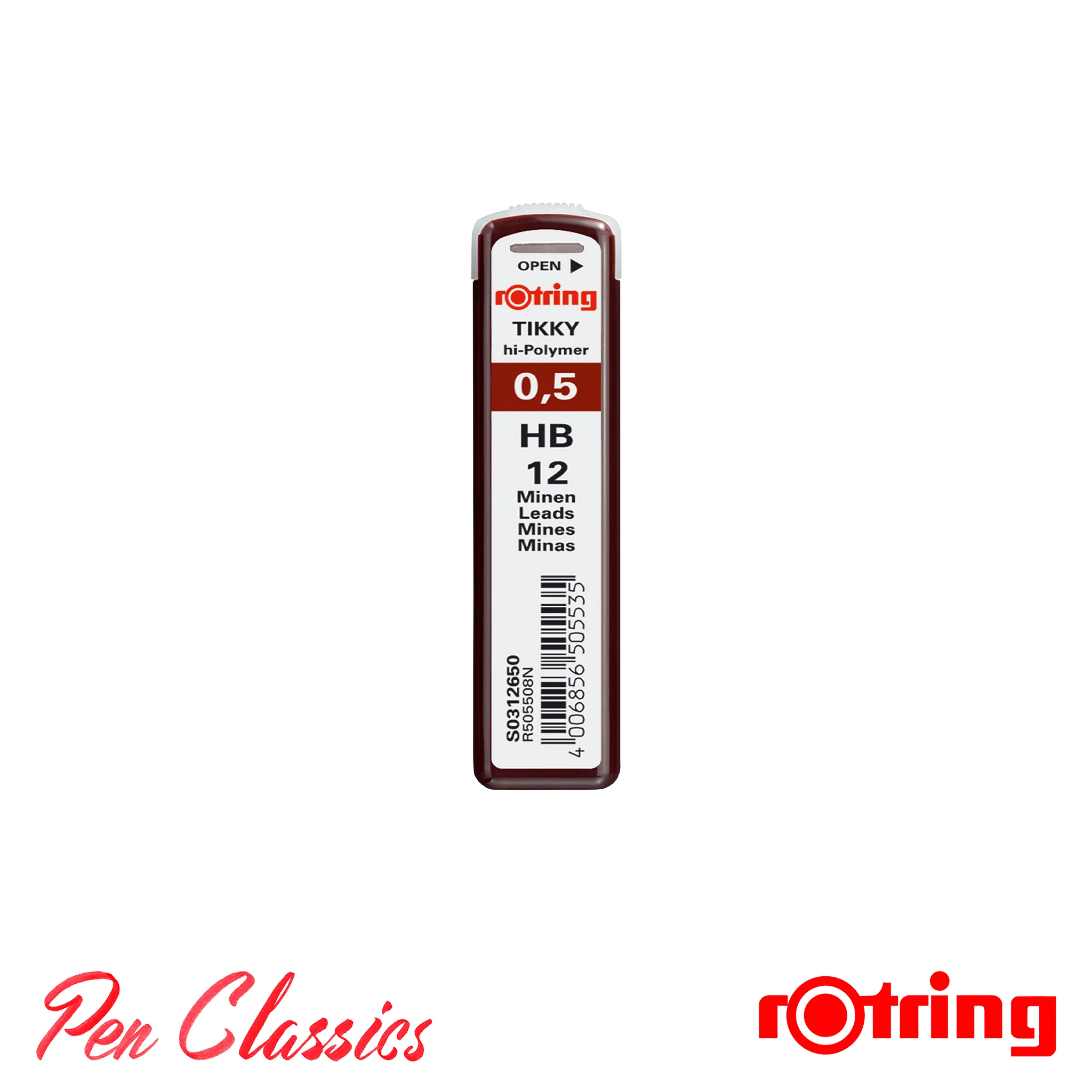 rOtring Hi-Polymer 0.5mm HB Tikky Leads