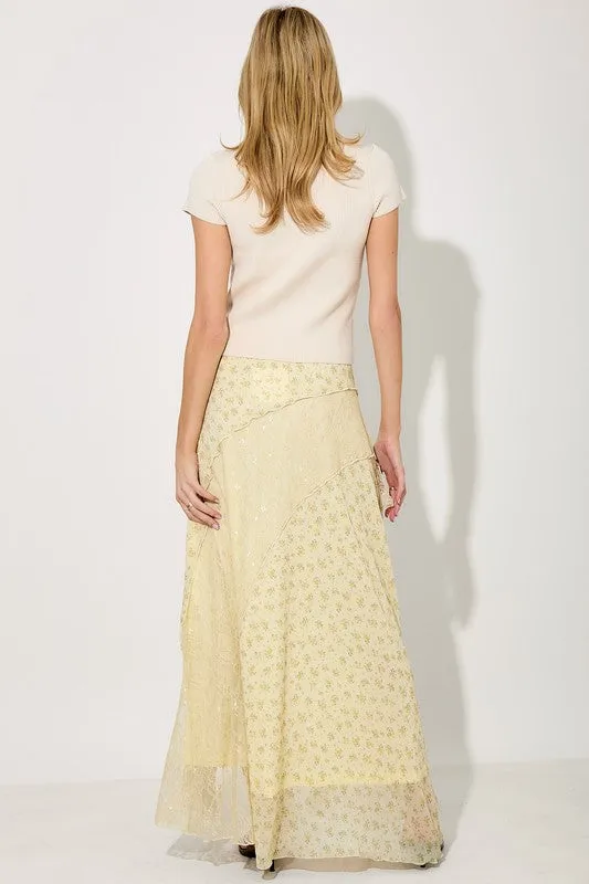 Roxi Ruffle Maxi Skirt