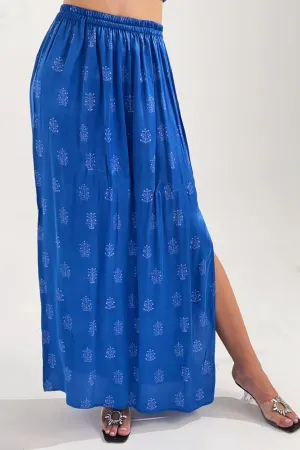 Royal Blue Long Skirt