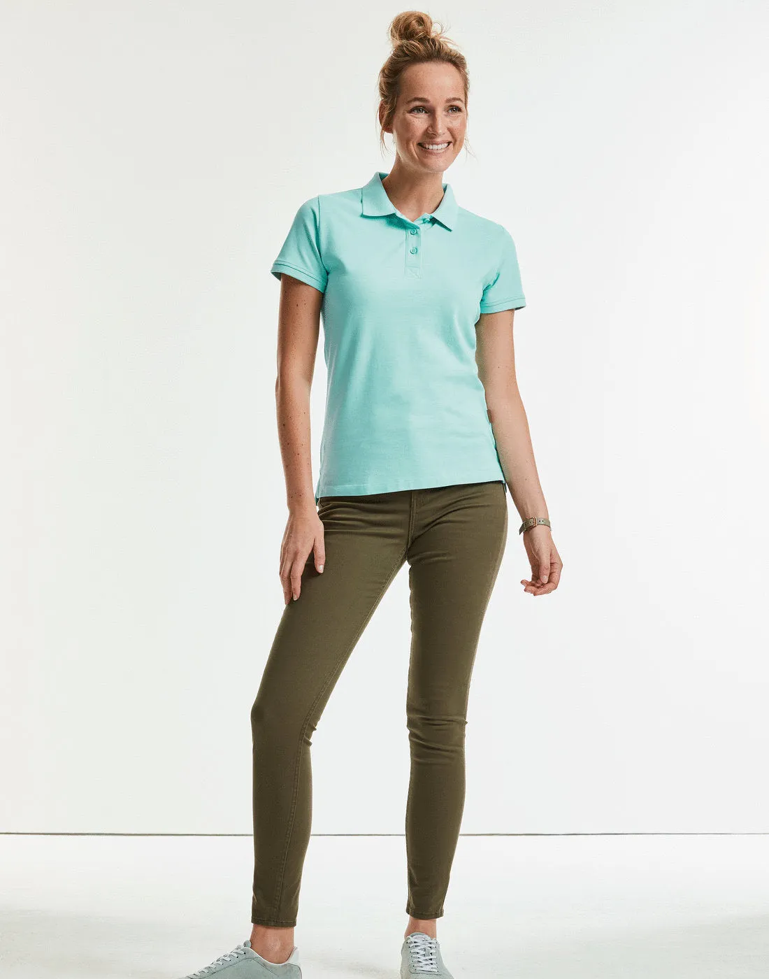 Russell Ladies Pure Organic Polo