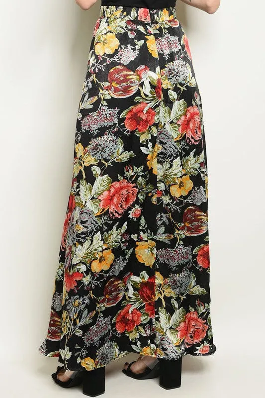 SABILA FLORAL MAXI SKIRT