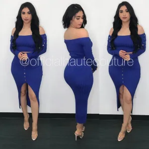 Salma Set-(Royal Blue)