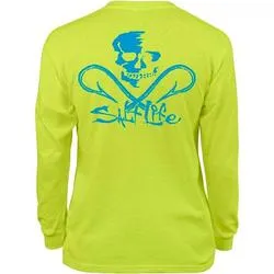 Salt Life Youth Skull and Hooks LST