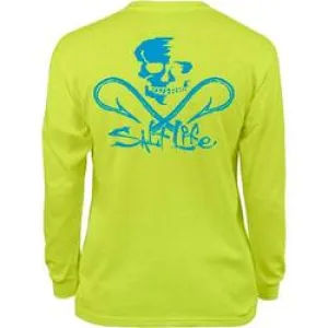 Salt Life Youth Skull and Hooks LST