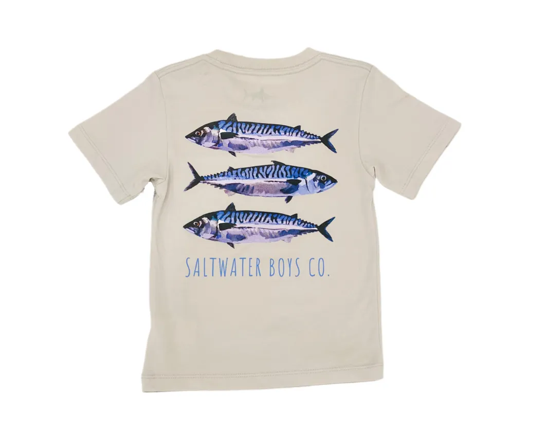 Saltwater Boys Spanish Mackerel SS Pocket Tee