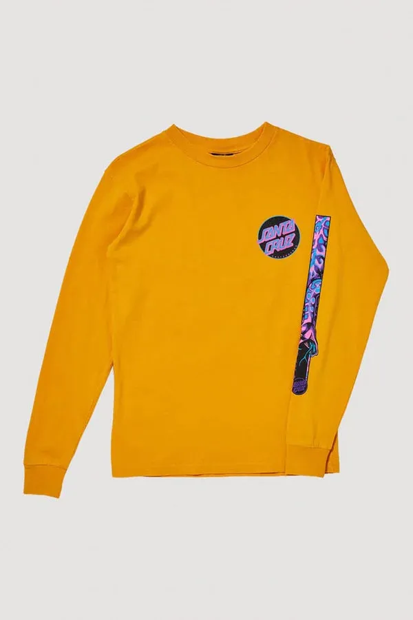 Santa Cruz Blacklight Snake L/S Tee - Youth