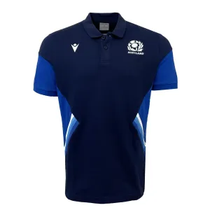 Scotland Player Poly Cotton Polo 22/23 by Macron