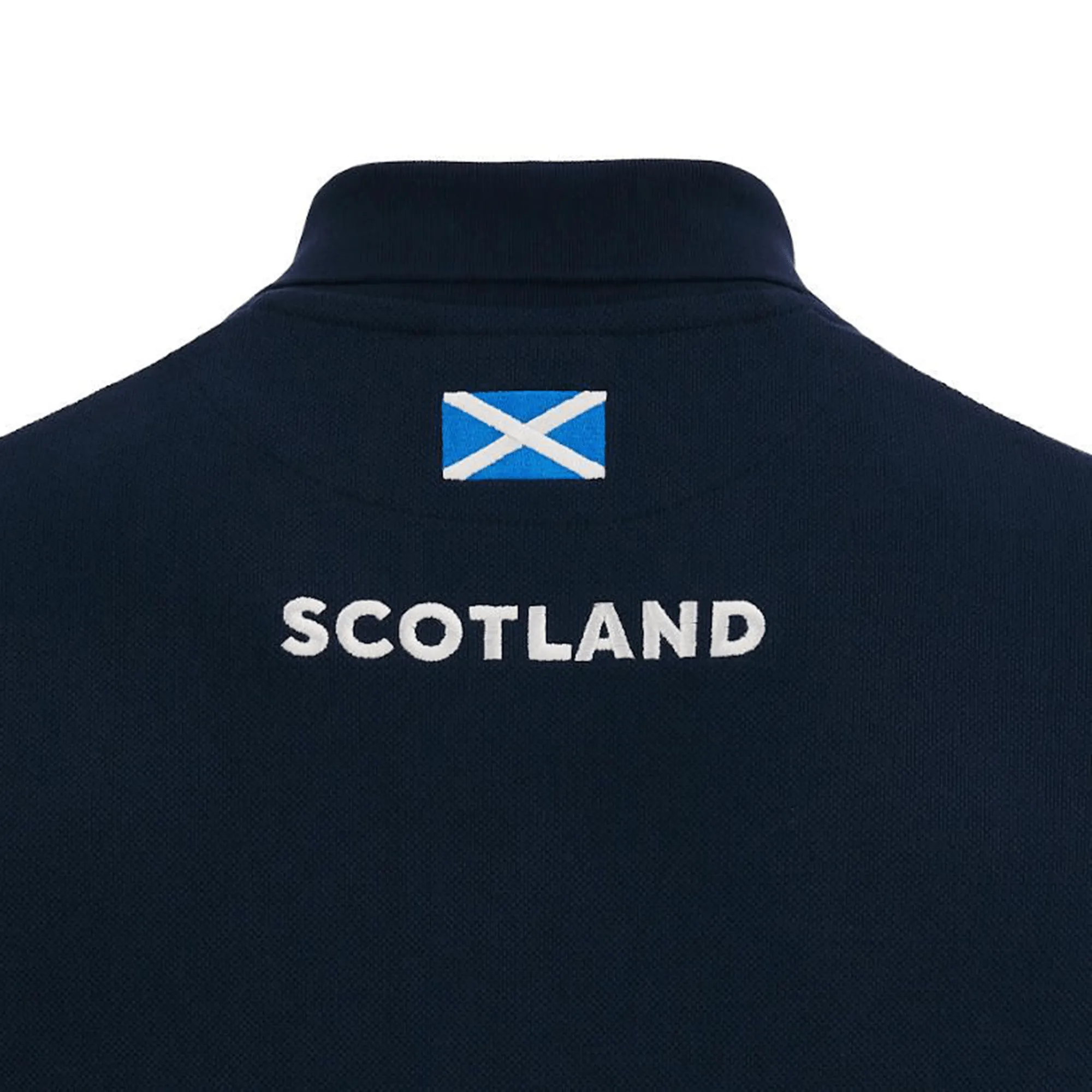 Scotland Player Poly Cotton Polo 22/23 by Macron